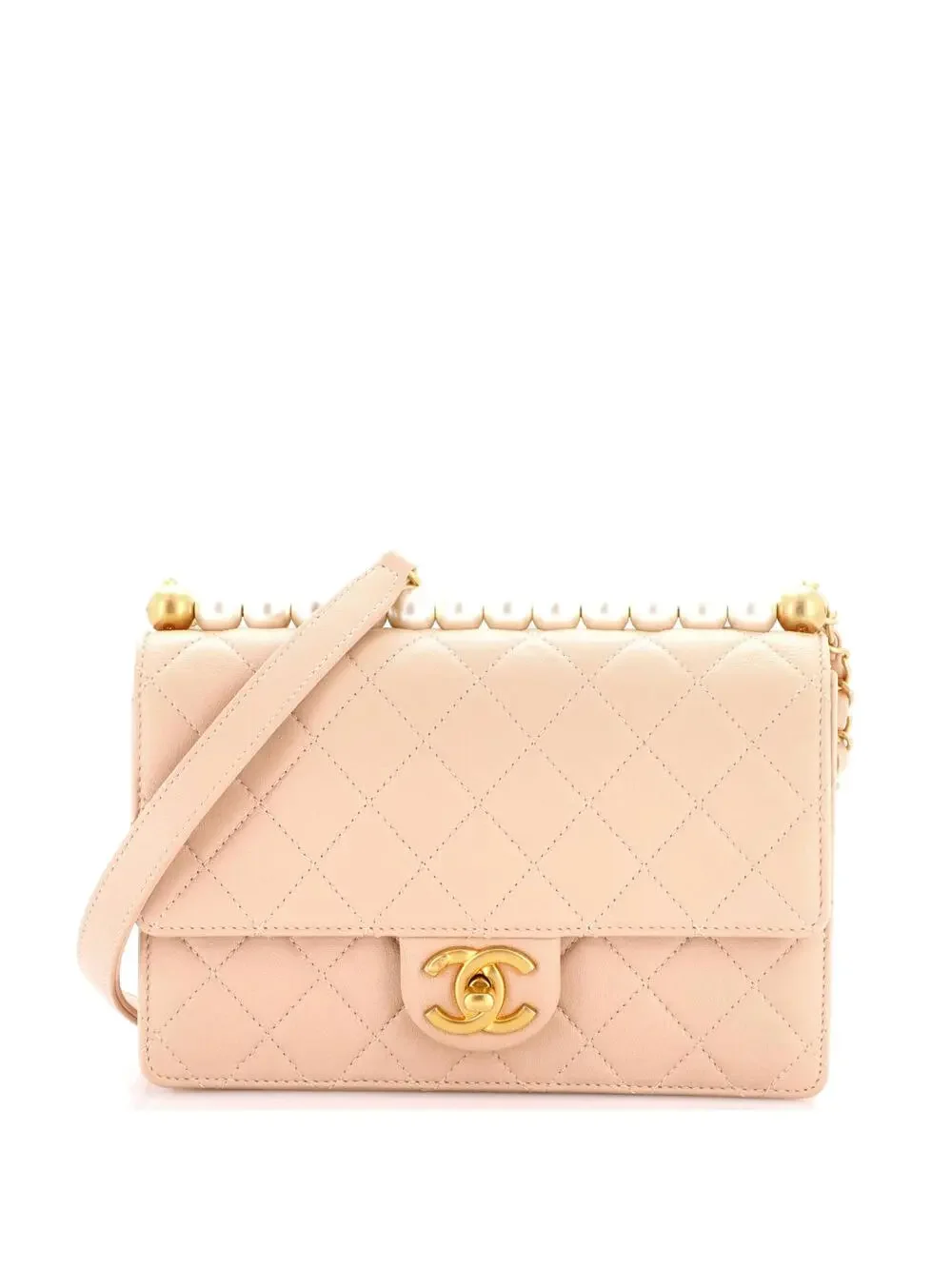 Chanel Chic Pearls Flap Bag Quilted #342996C45B